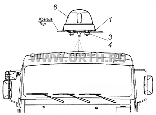53205-3738001 Установка фонарей автопоезда